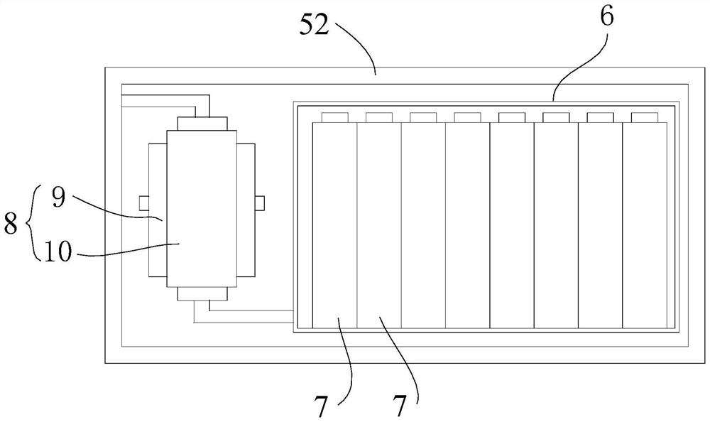 Cooling device, high-voltage box, battery and electric device