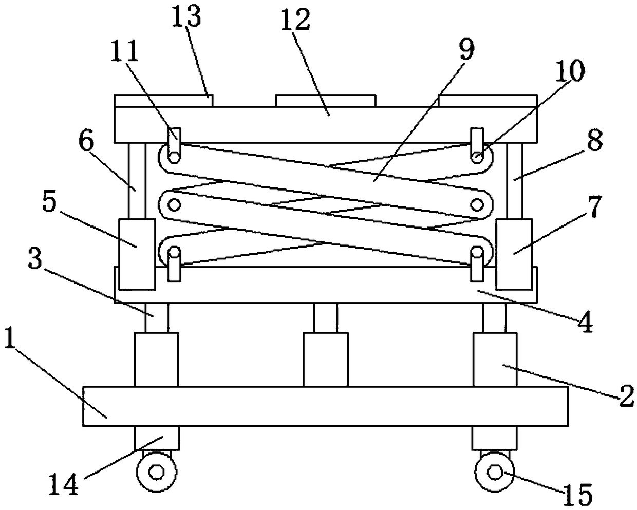 Inkjet printer bracket with stable function