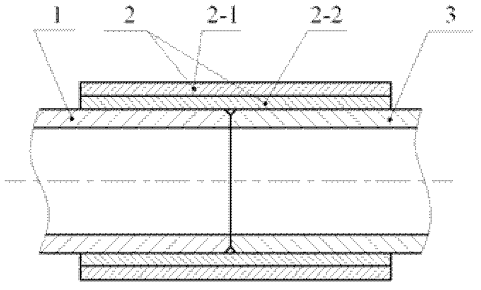 Nickel-titanium shape memory alloy composite pipe joint forming method