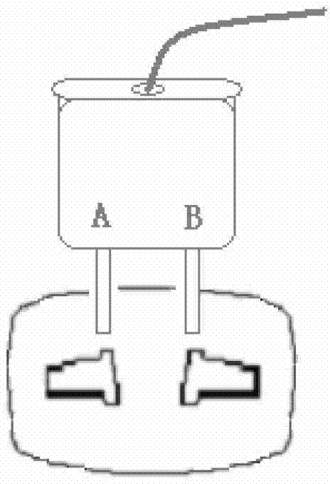 Movable cable fault tracing device