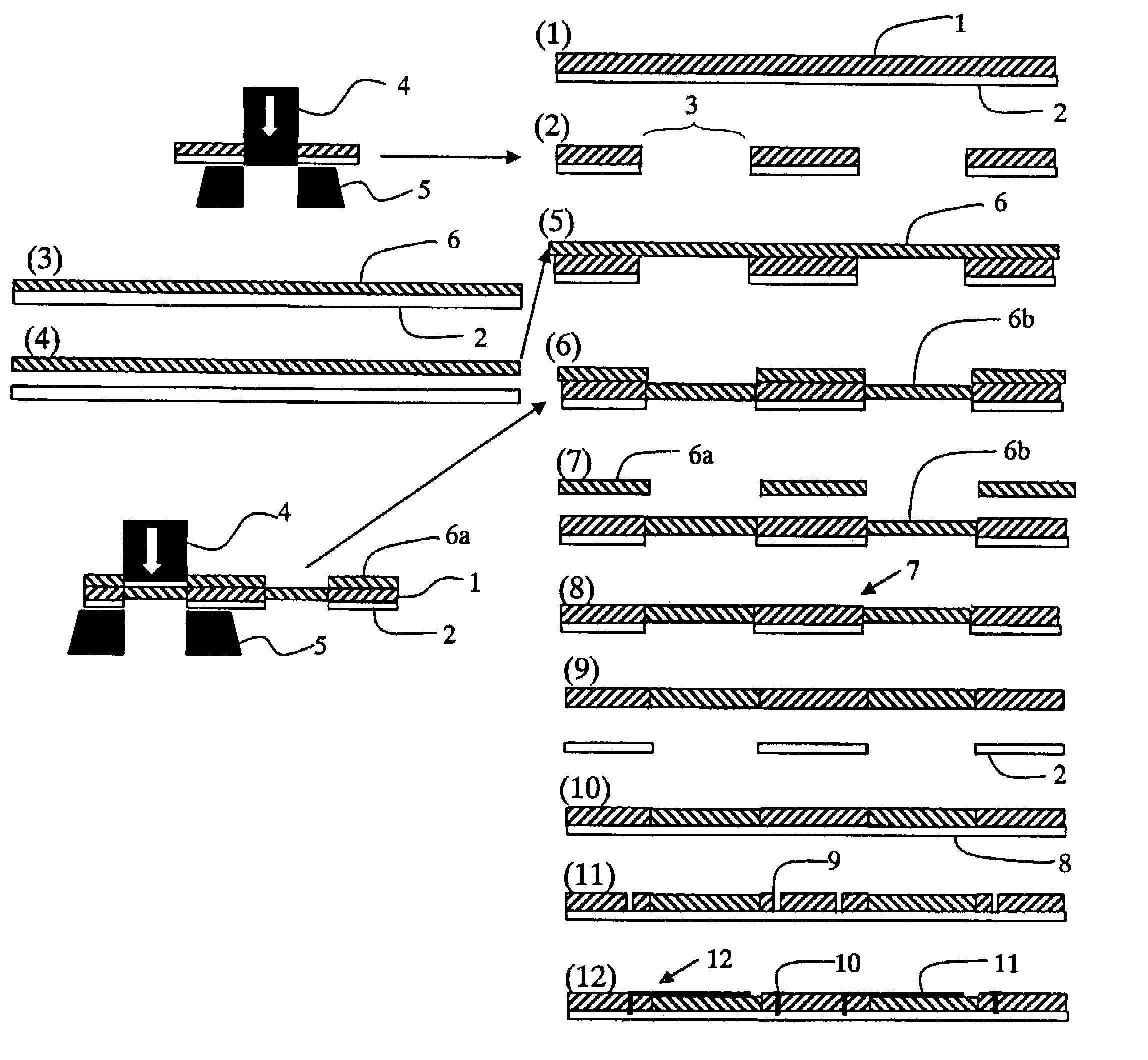 Production method for a multilayer ceramic substrate