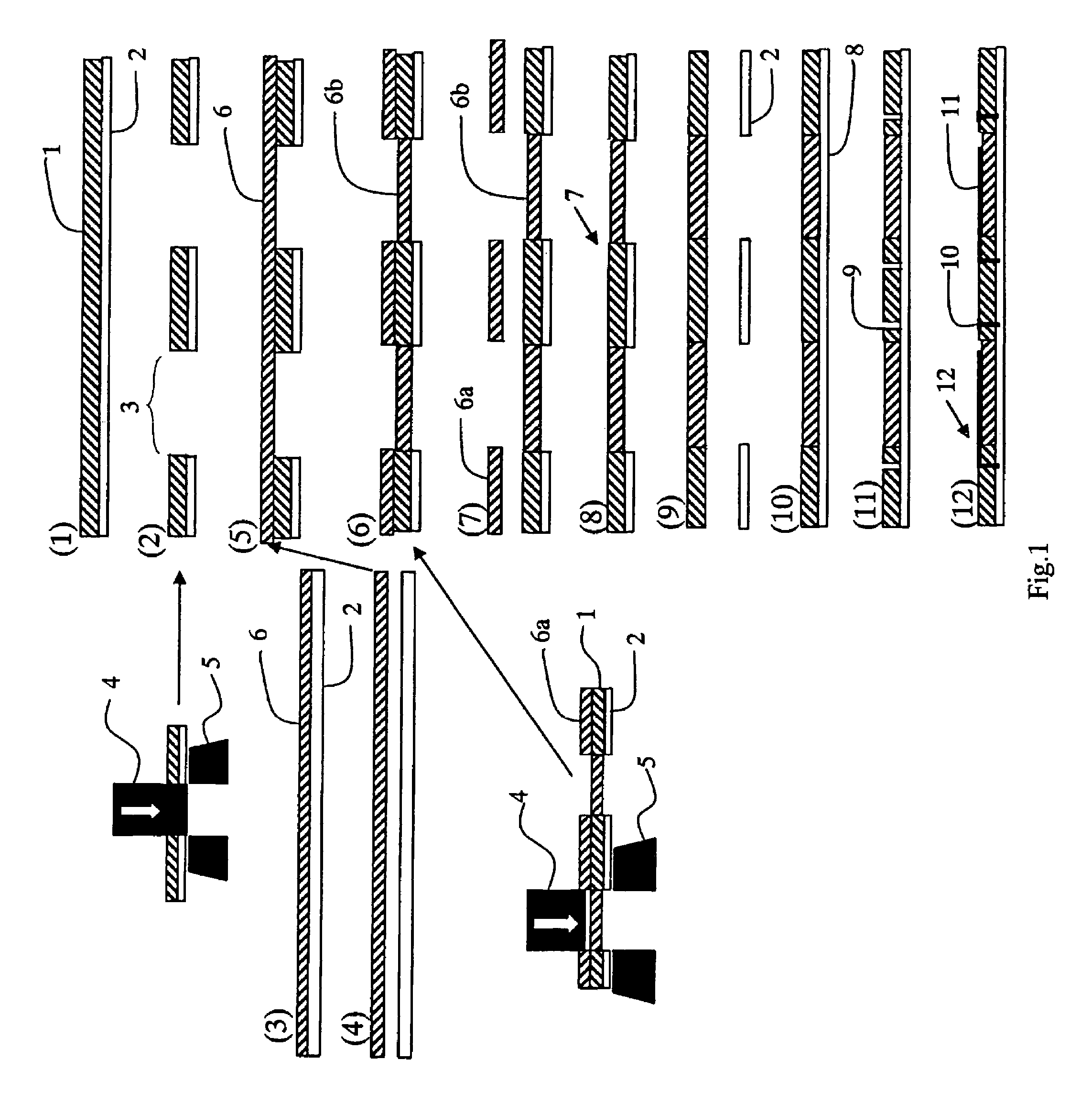 Production method for a multilayer ceramic substrate