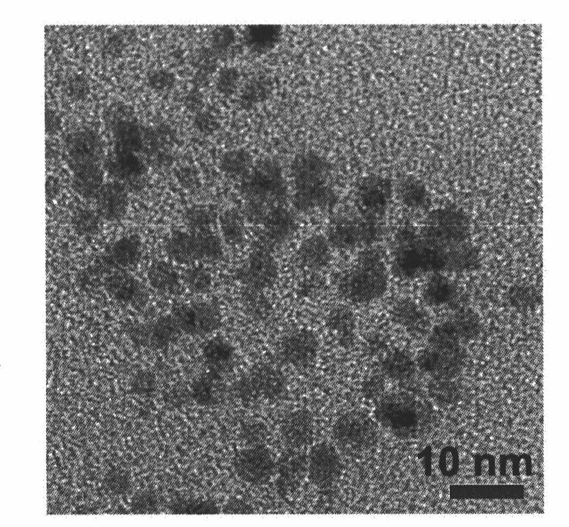 Nanometer palladium catalyst for hydrogenation of anthraquinone and preparation method thereof