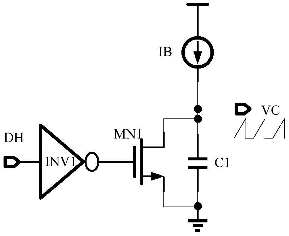 Nonlinear slope compensation circuit irrelevant to temperature