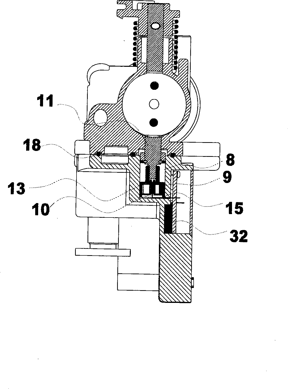 Integration unit of air control shutter and controller and method for manufacturing same