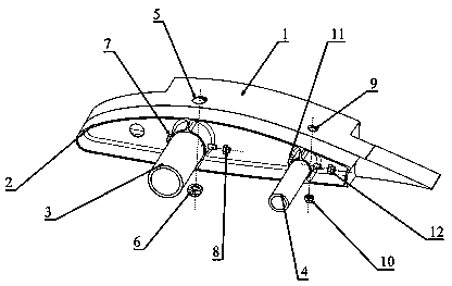 Inner and outer wing butt joint structure for small unmanned aerial vehicle