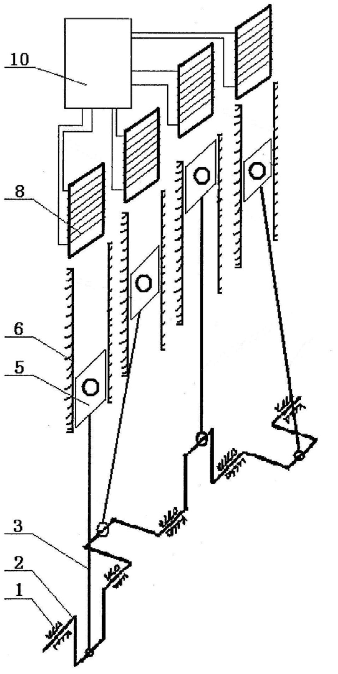 Electric power piston driving type electric vehicle and working method thereof