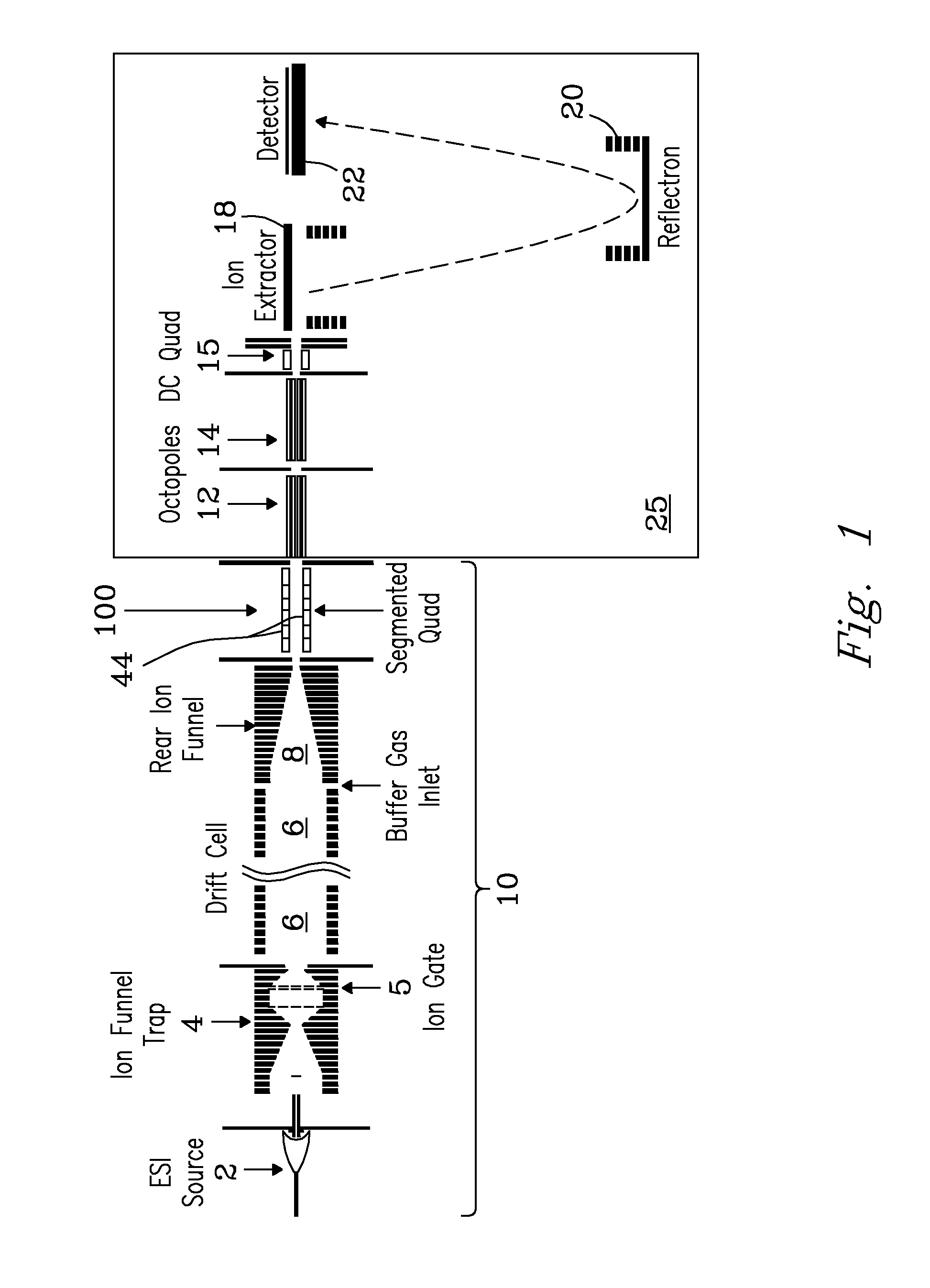 System and method for collisional activation of charged particles