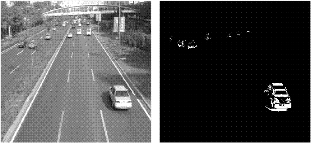Vehicle speed detection method based on target motion track