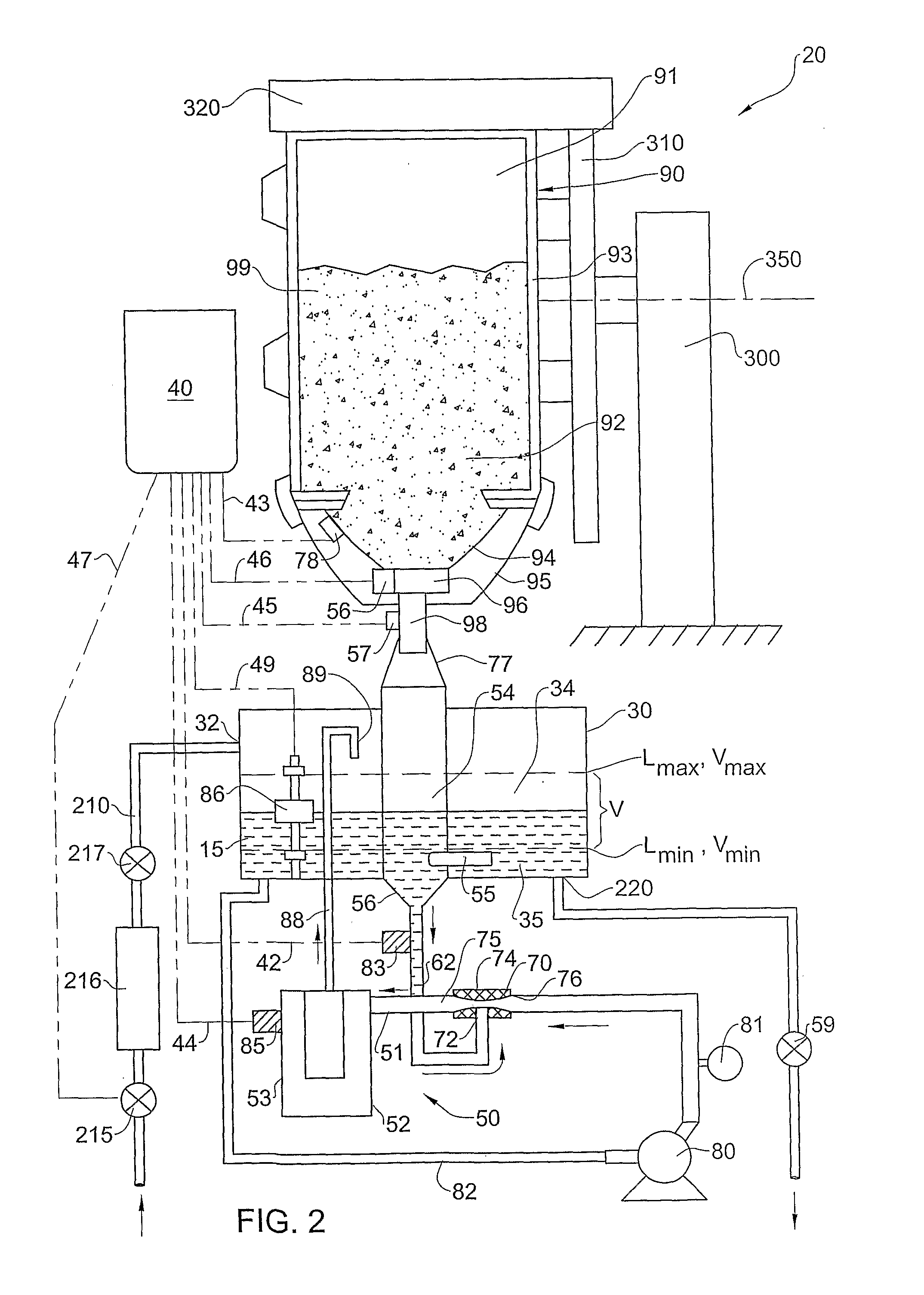 Method, device and system for water treatment