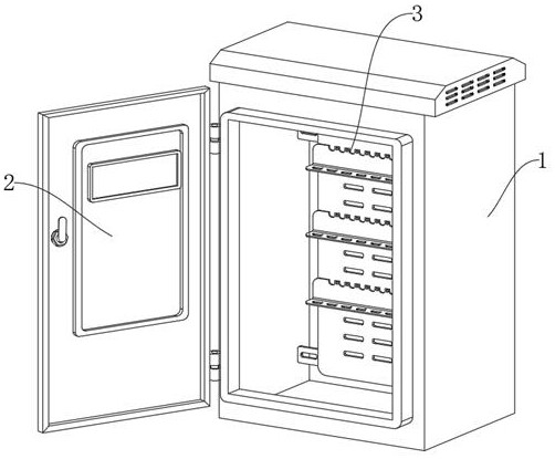 Circulating water-cooled heat dissipation electromechanical cabinet