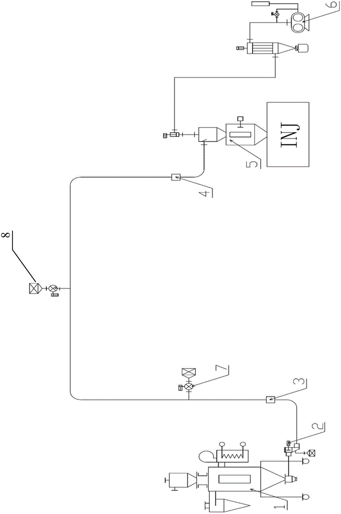 Anti-clogging equipment used in pipe conveying, and using method of equipment