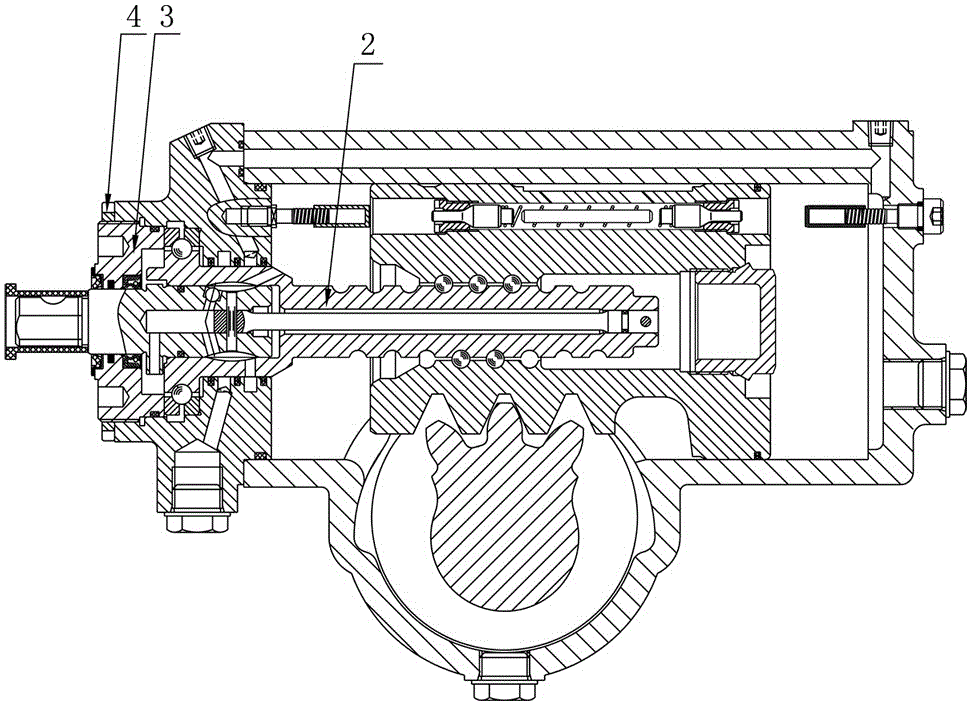 Thrust bearing for screw of ball-nut type steering gear