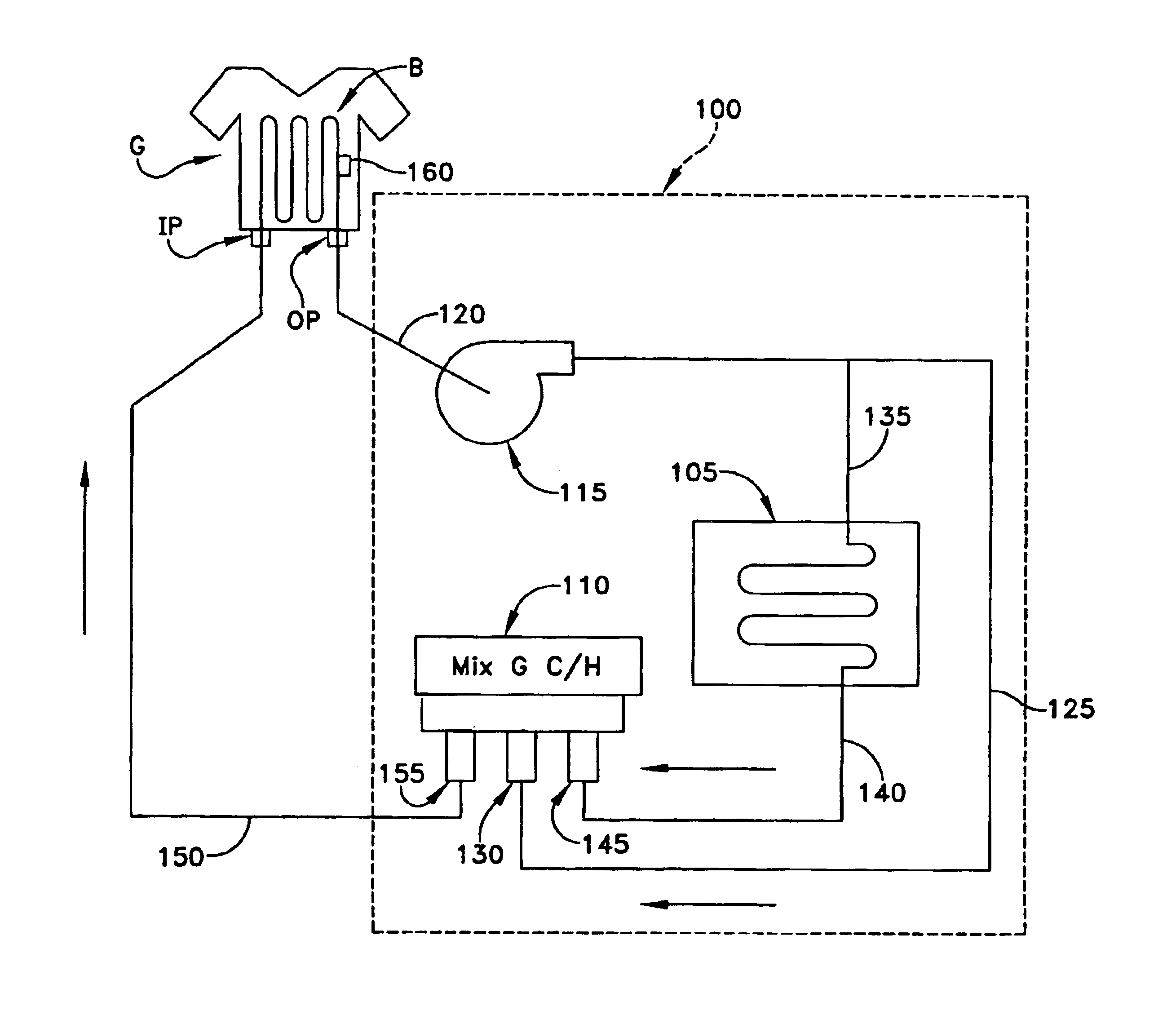Personal cooling or warming system using closed loop fluid flow