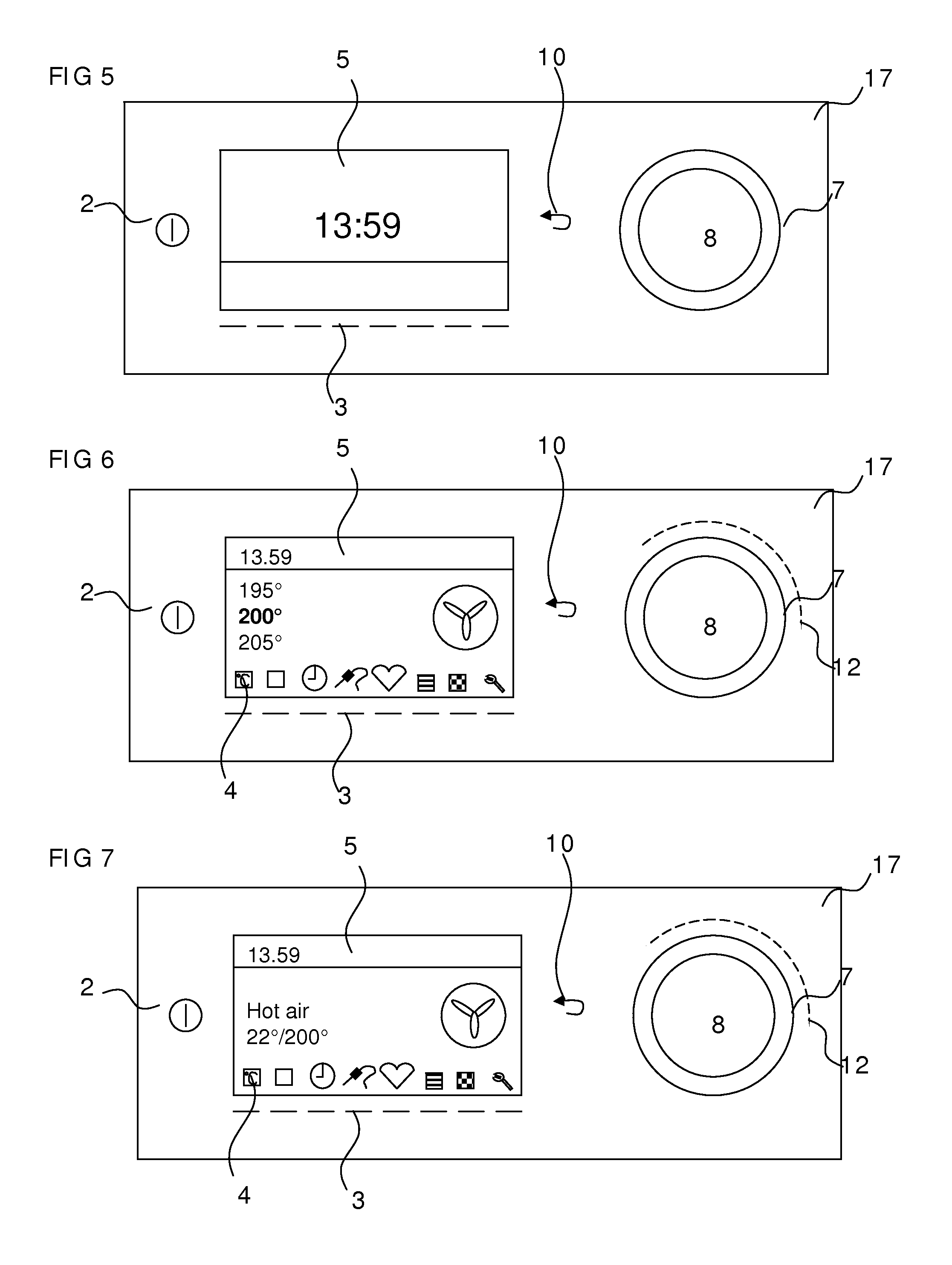 Control interface for household appliances