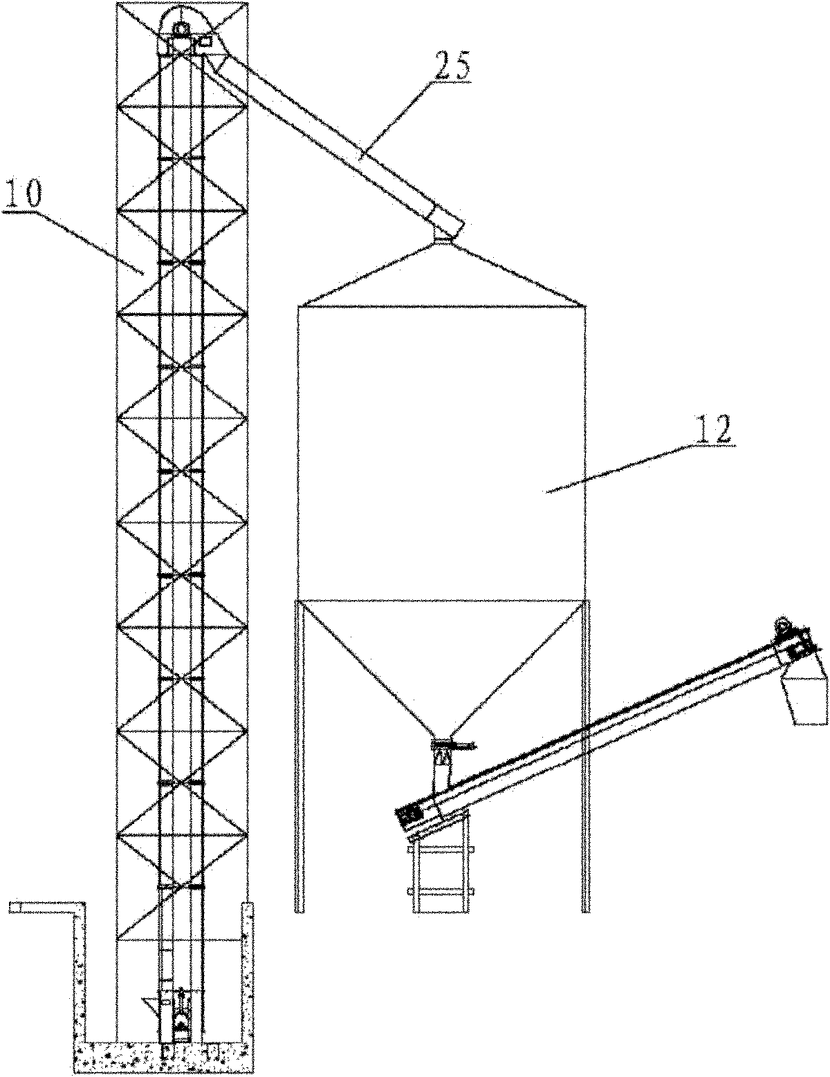 System for preparing biomass rod-shaped particles