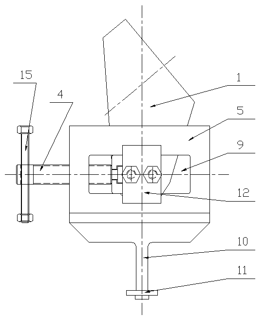 Clamp for mechanical property test of welding of steel-bar truss