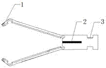 Tissue clip capable of continuously releasing and clamping