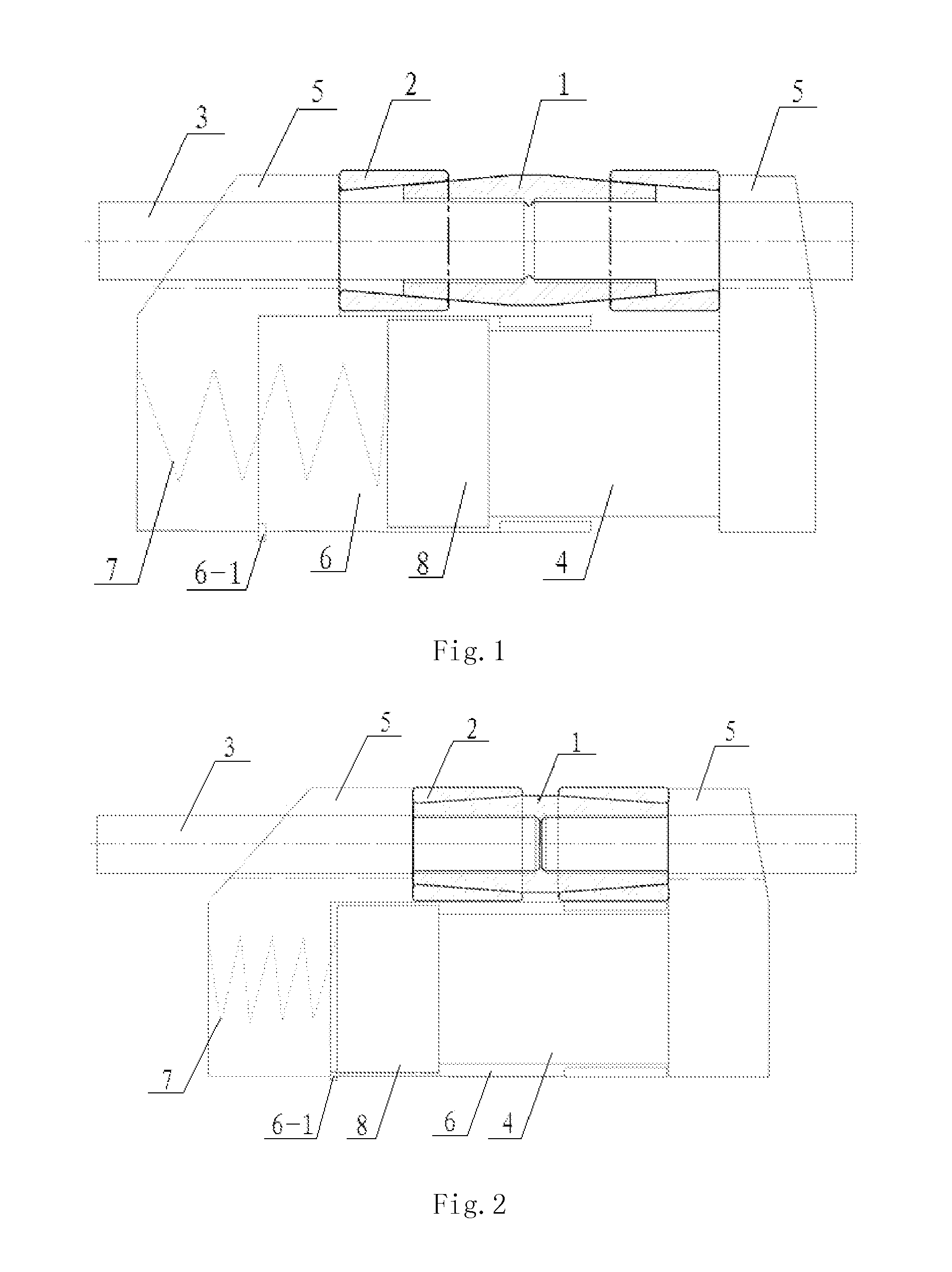 Tapered Sleeve Locking Type Reinforcing Bar Connecting Joint and its Mounting Tool