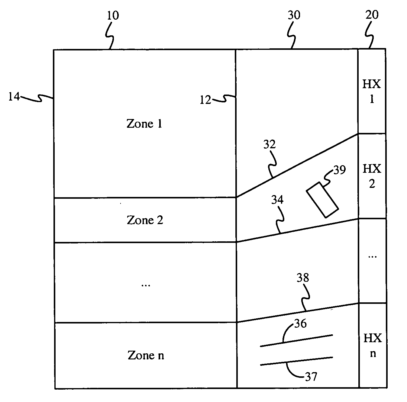 Method and apparatus for providing supplemental cooling to server racks