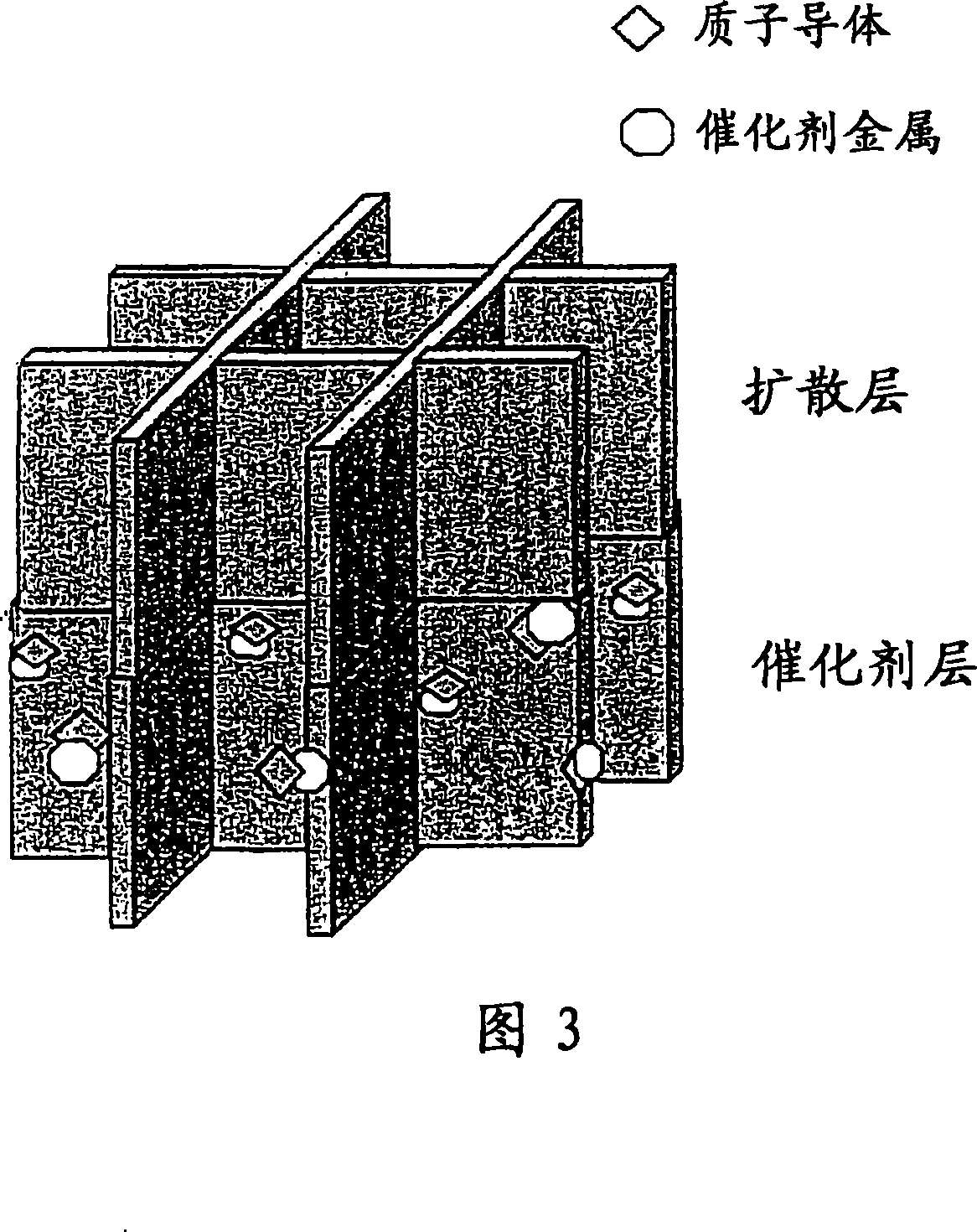 Fuel cell structure and method for manufacturing same