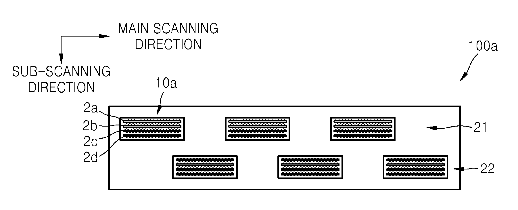 Method of correcting alignment error of array inkjet head
