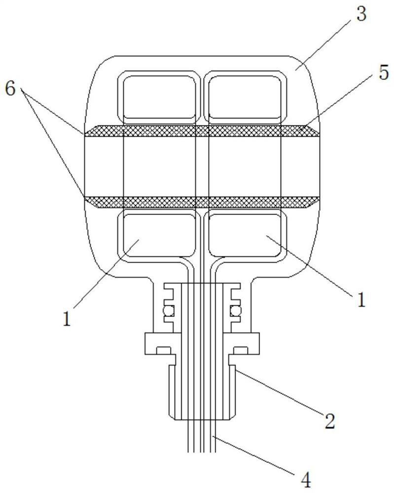 Manufacturing mold and manufacturing method of conductivity probe of temperature and salt depth measuring instrument