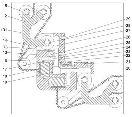 Green building engineering all-glass curtain wall construction system and construction method