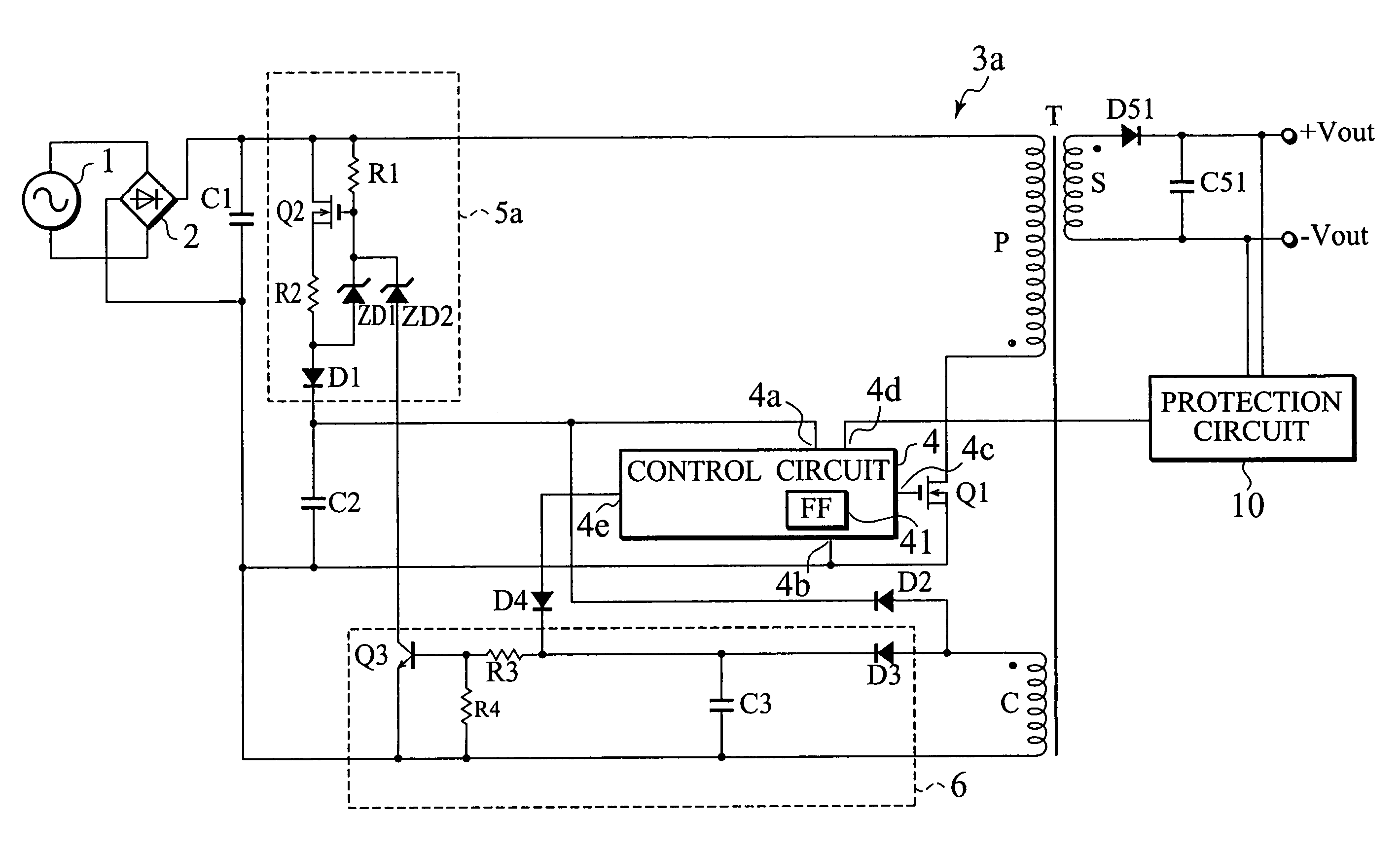 Converter with start-up circuit