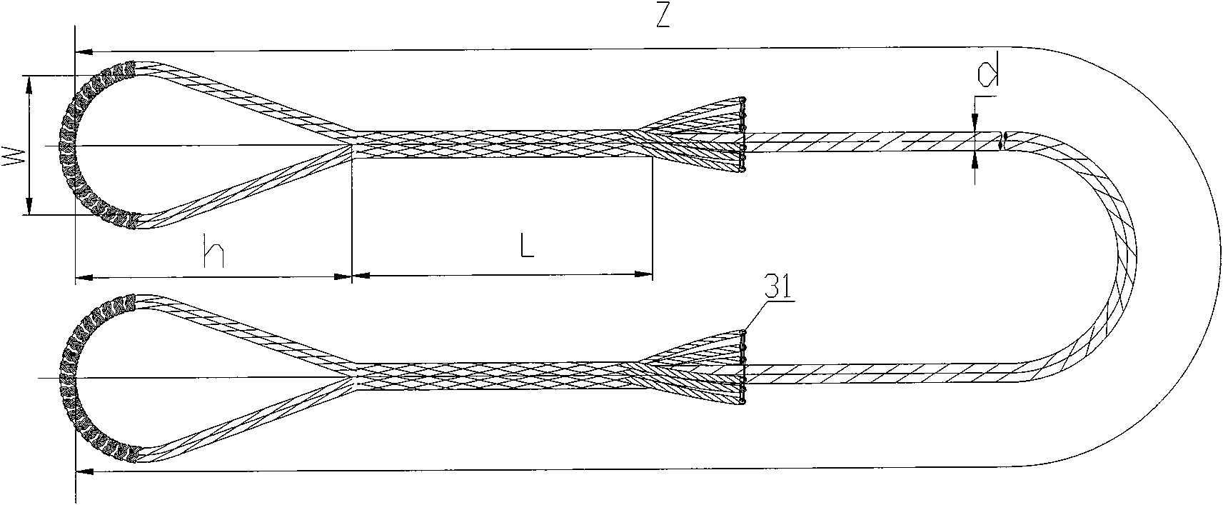Method for splicing high-bearing-capacity steel cable