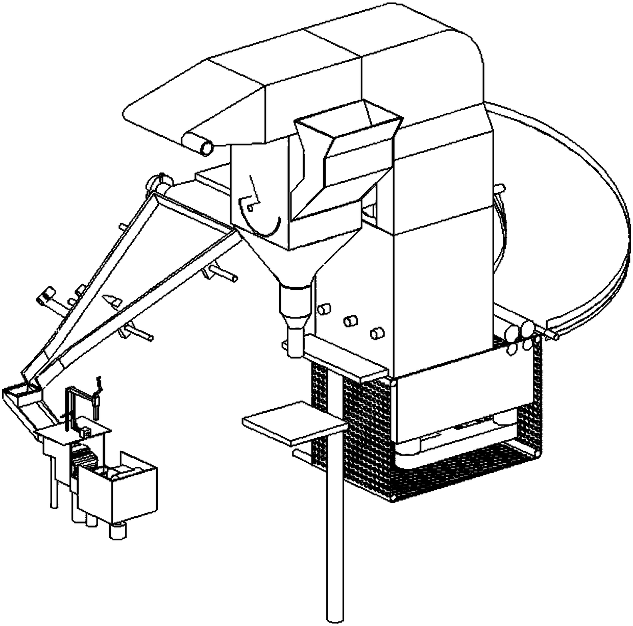 Banknote sorting machine based on spiral wind unfolding