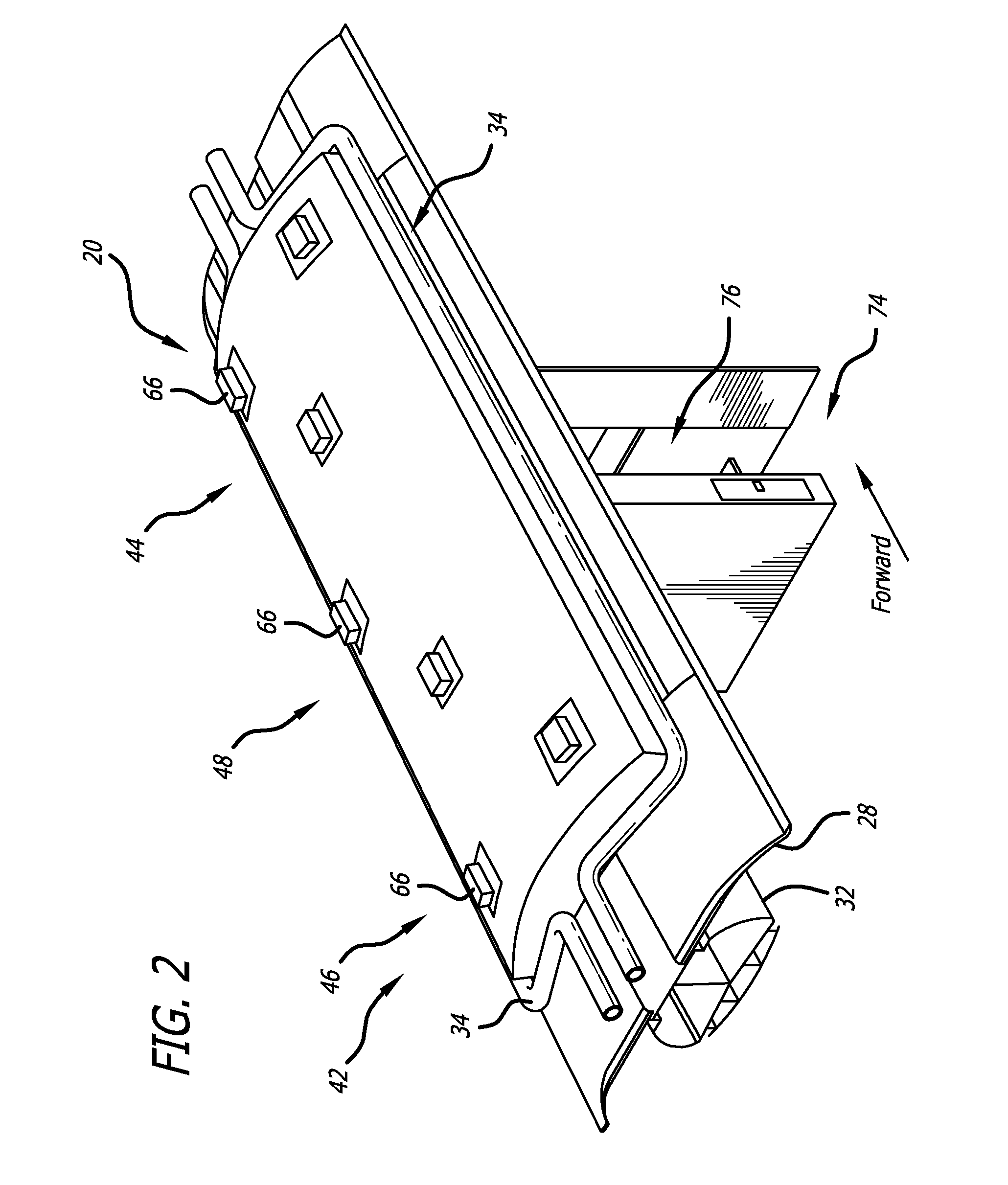 Small diameter pressure structure commercial aircraft crew rest