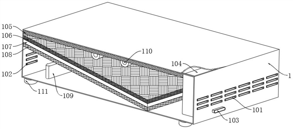 Efficient disinfection-ozone destruction integrated air filter element for vehicle and production equipment of efficient disinfection-ozone destruction integrated air filter element