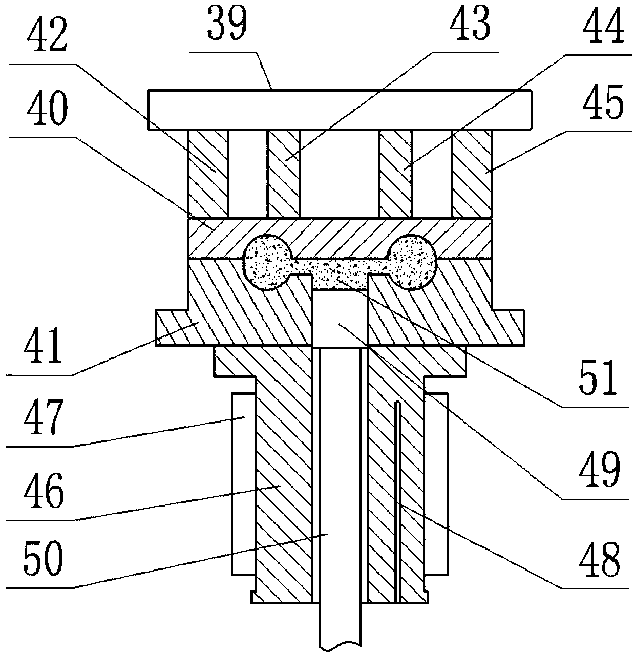 Magnesium-based composite material semi-solid indirect extrusion casting forming method