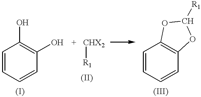 Process for the synthesis of 5-(alpha-hydroxyalkyl) benzo[1,3]dioxols