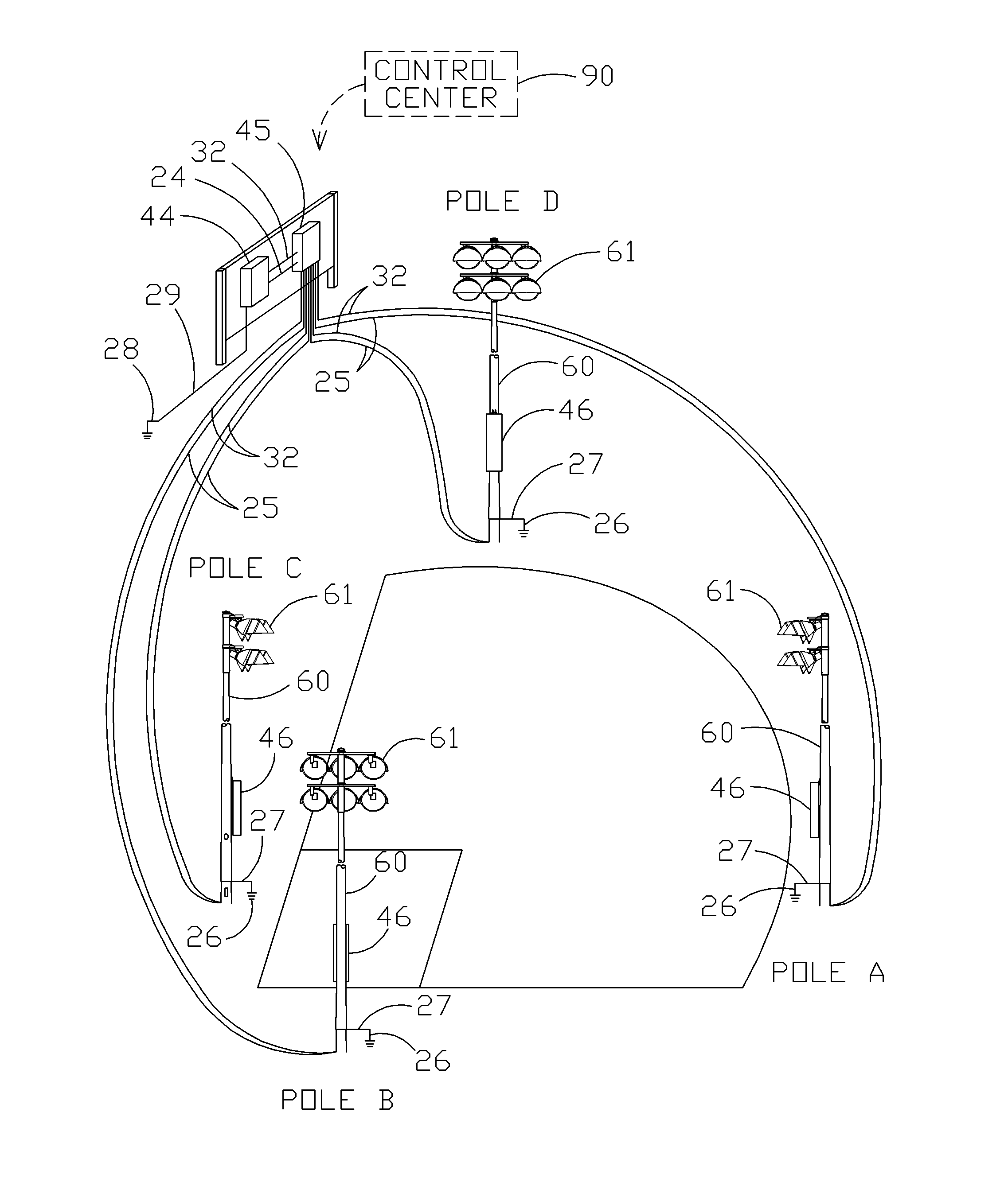 Apparatus, method, and system for monitoring of equipment and earth ground systems