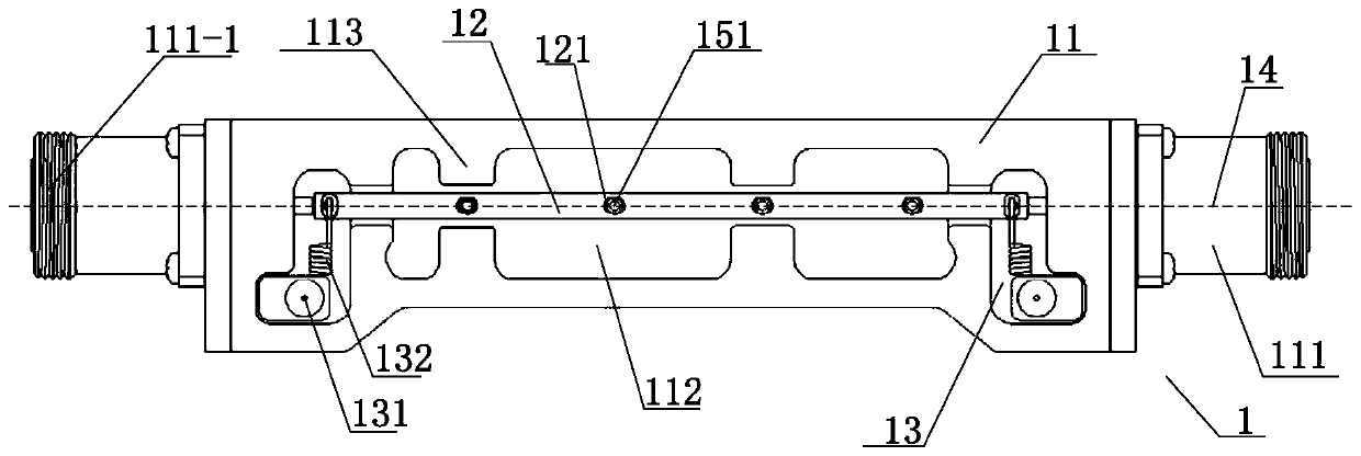 Elliptic function type low-pass filter and radio frequency device