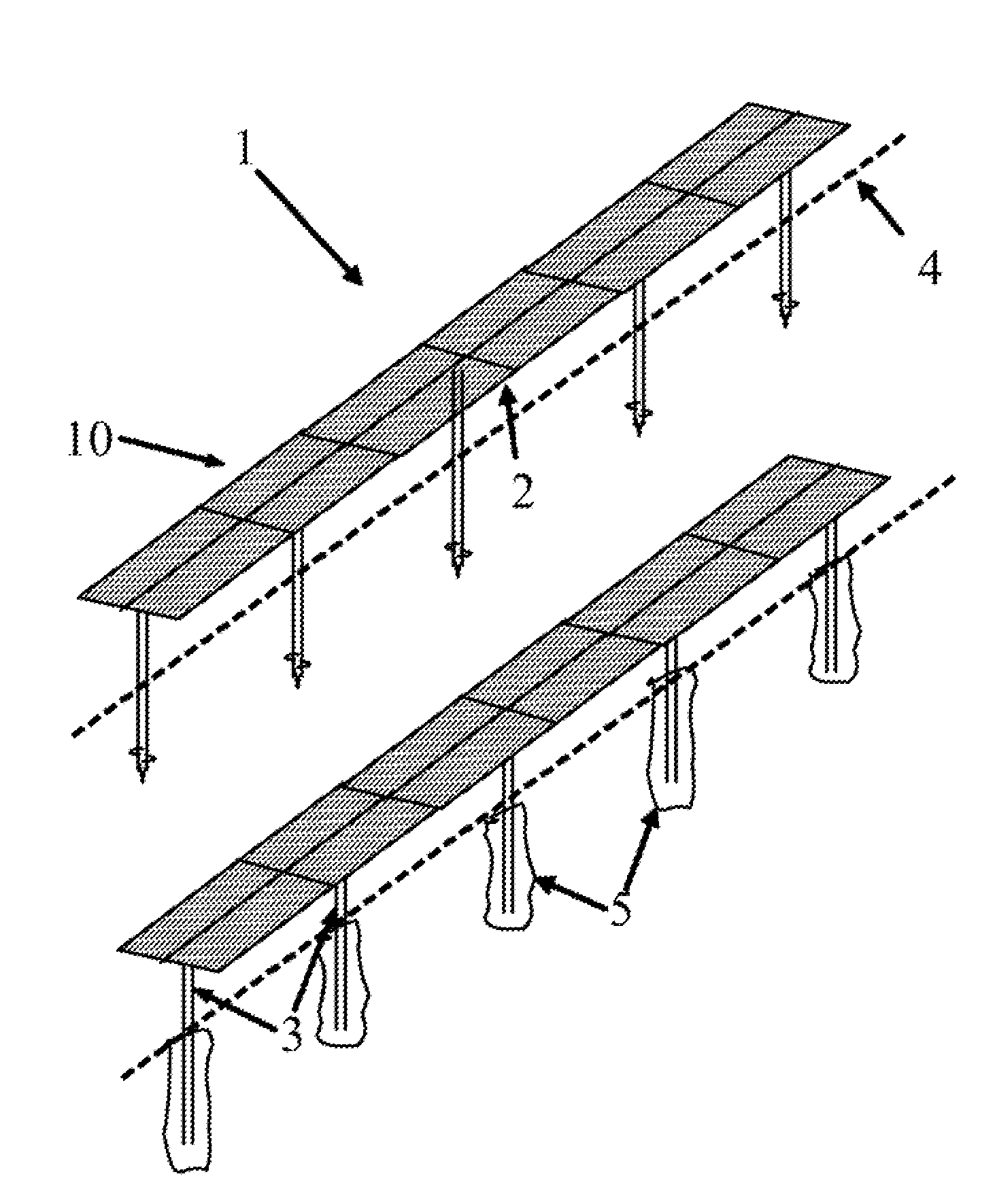 One-Axis Solar Tracker System and Apparatus with Wind Lock Devices