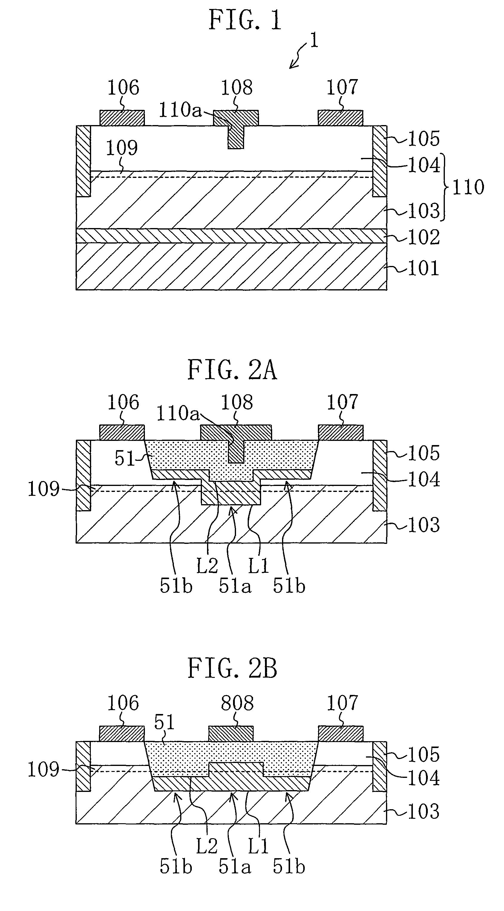 Nitride based semiconductor device with concave gate region