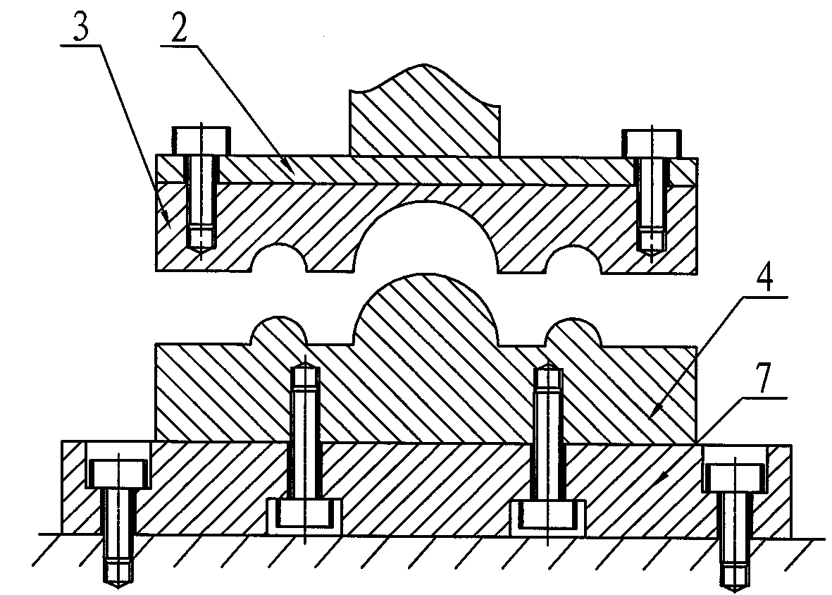 Sound film molding pressing die for loudspeaker