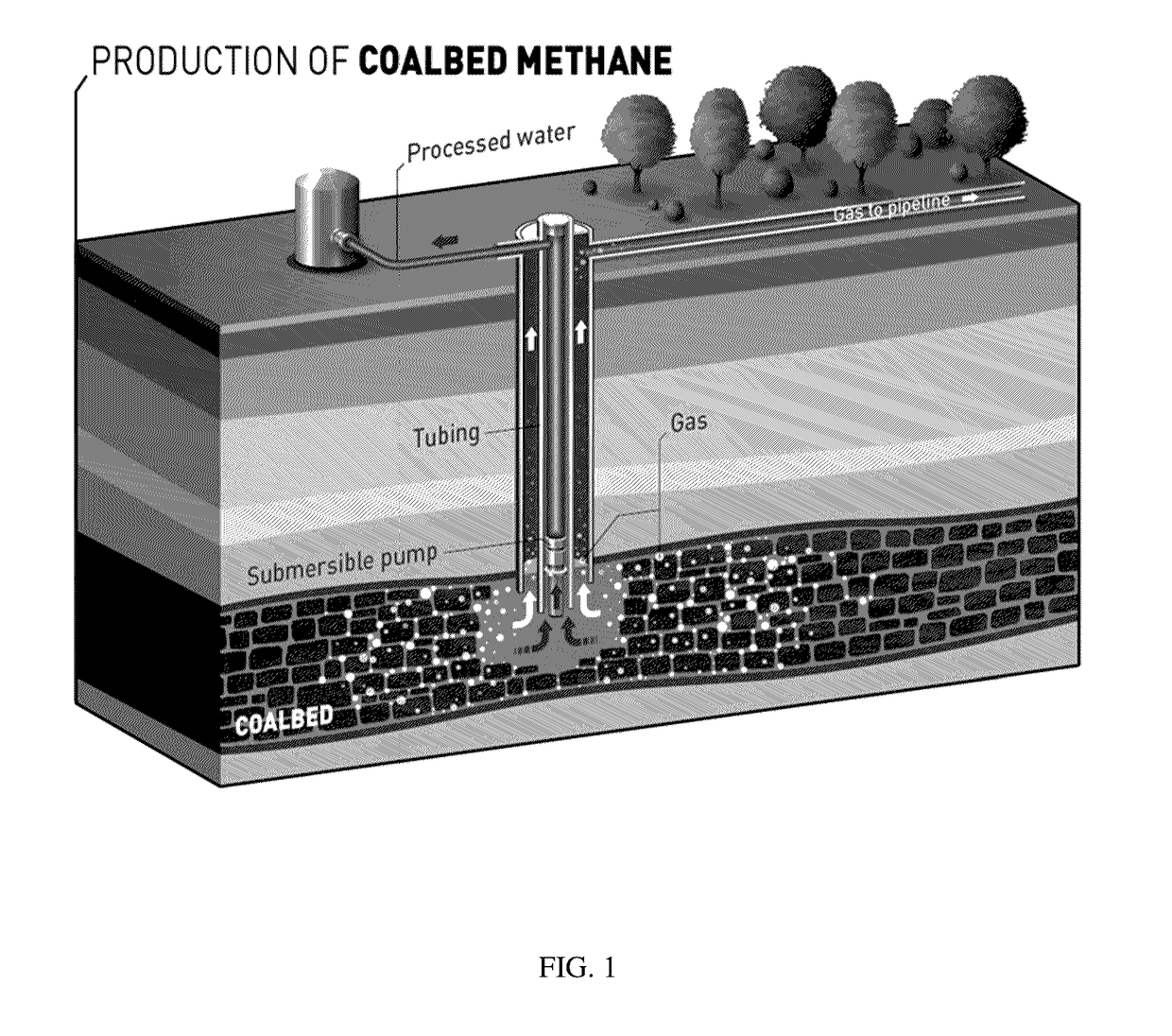 Modeling method for gas production of cbm reservoir rocks