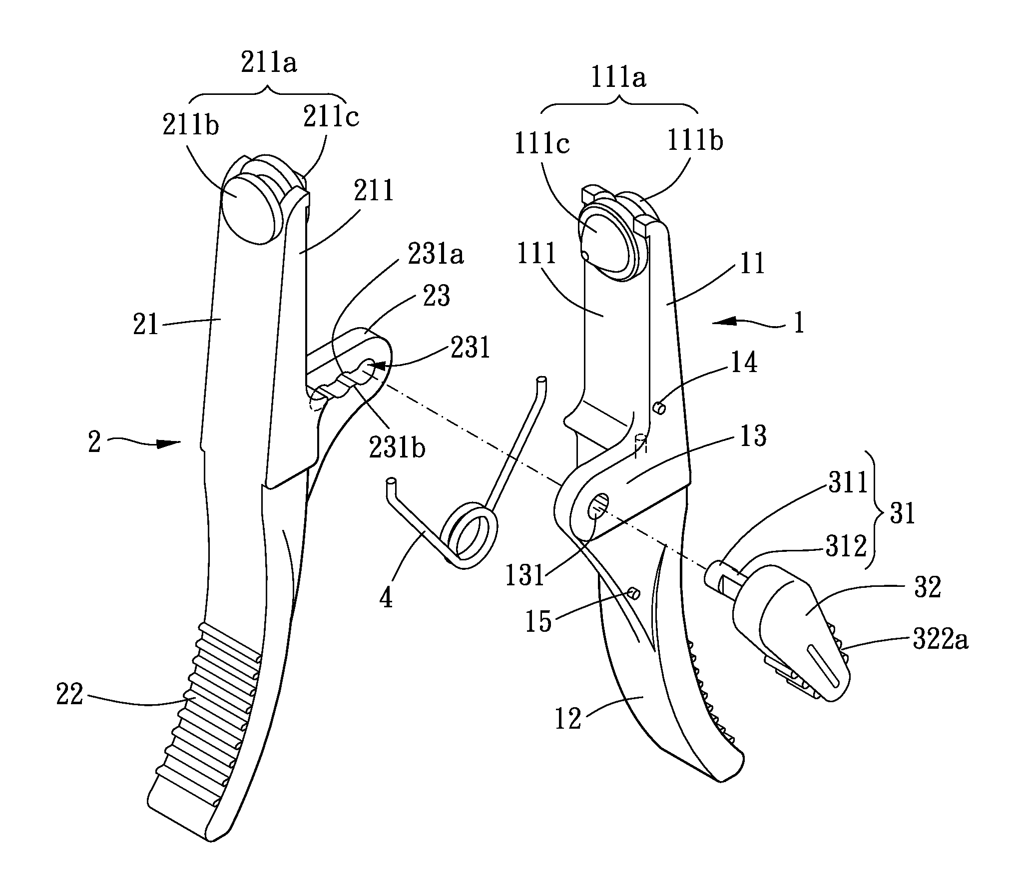 Adjustable clamping device