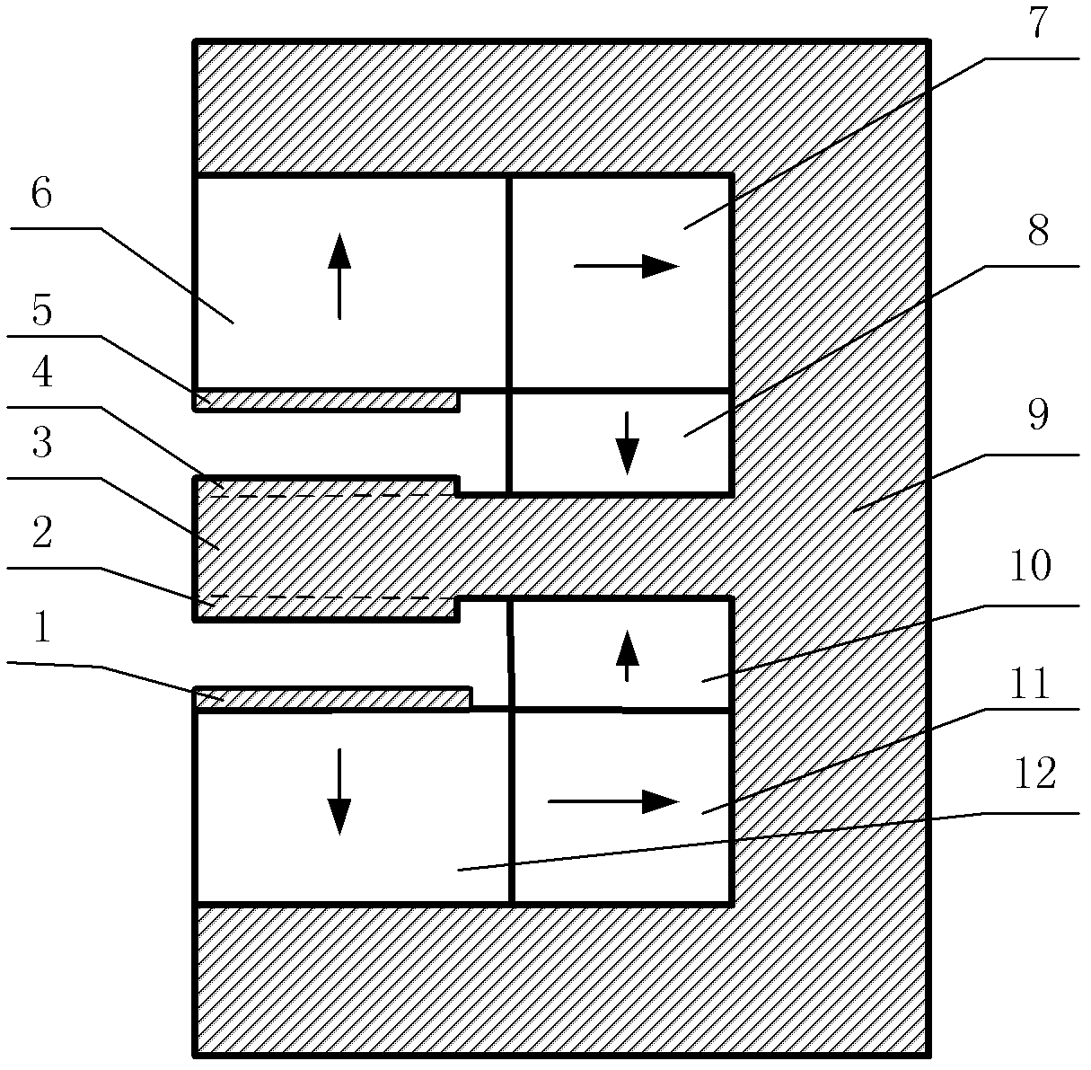 Permanent magnet system for room-temperature magnetic refrigerator