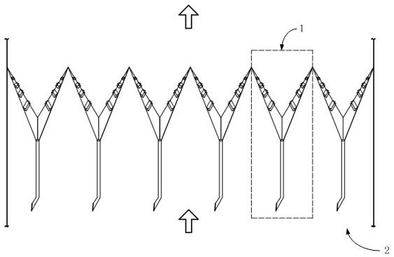 Ammonia spraying static mixer and dust removal method