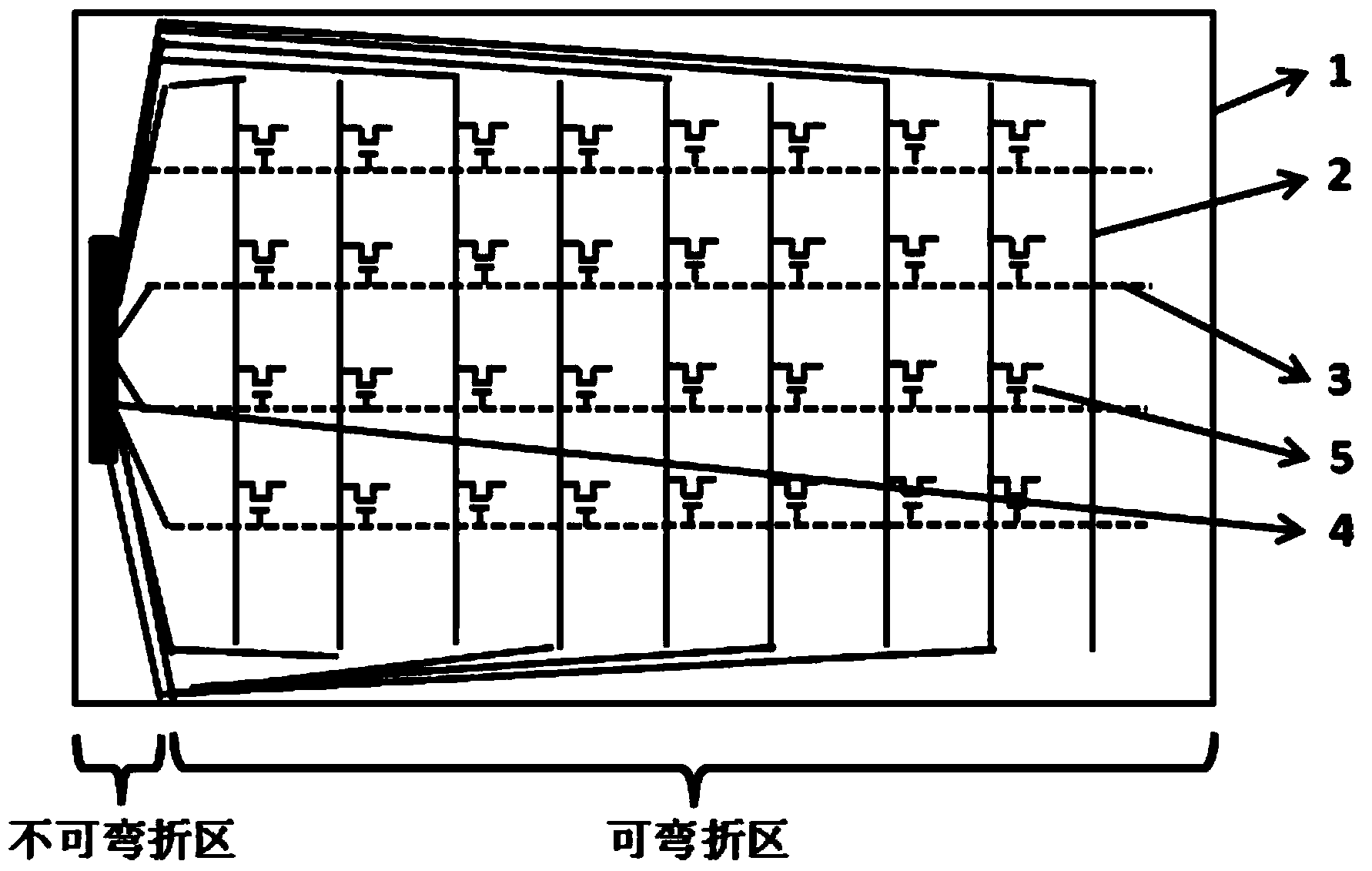 Array substrate, manufacturing method of array substrate, flexible display device and electronic device