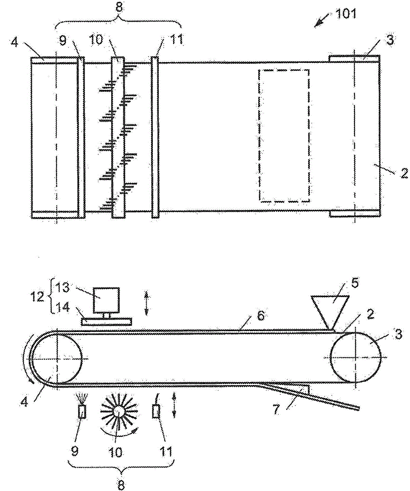 Strip casting installation and method for operating the same