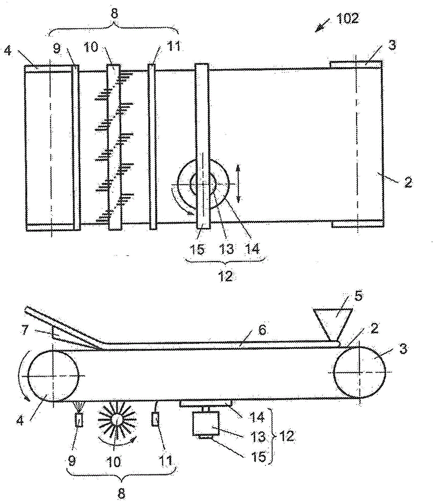 Strip casting installation and method for operating the same