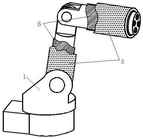A device and design method for preventing accidental collision of robots