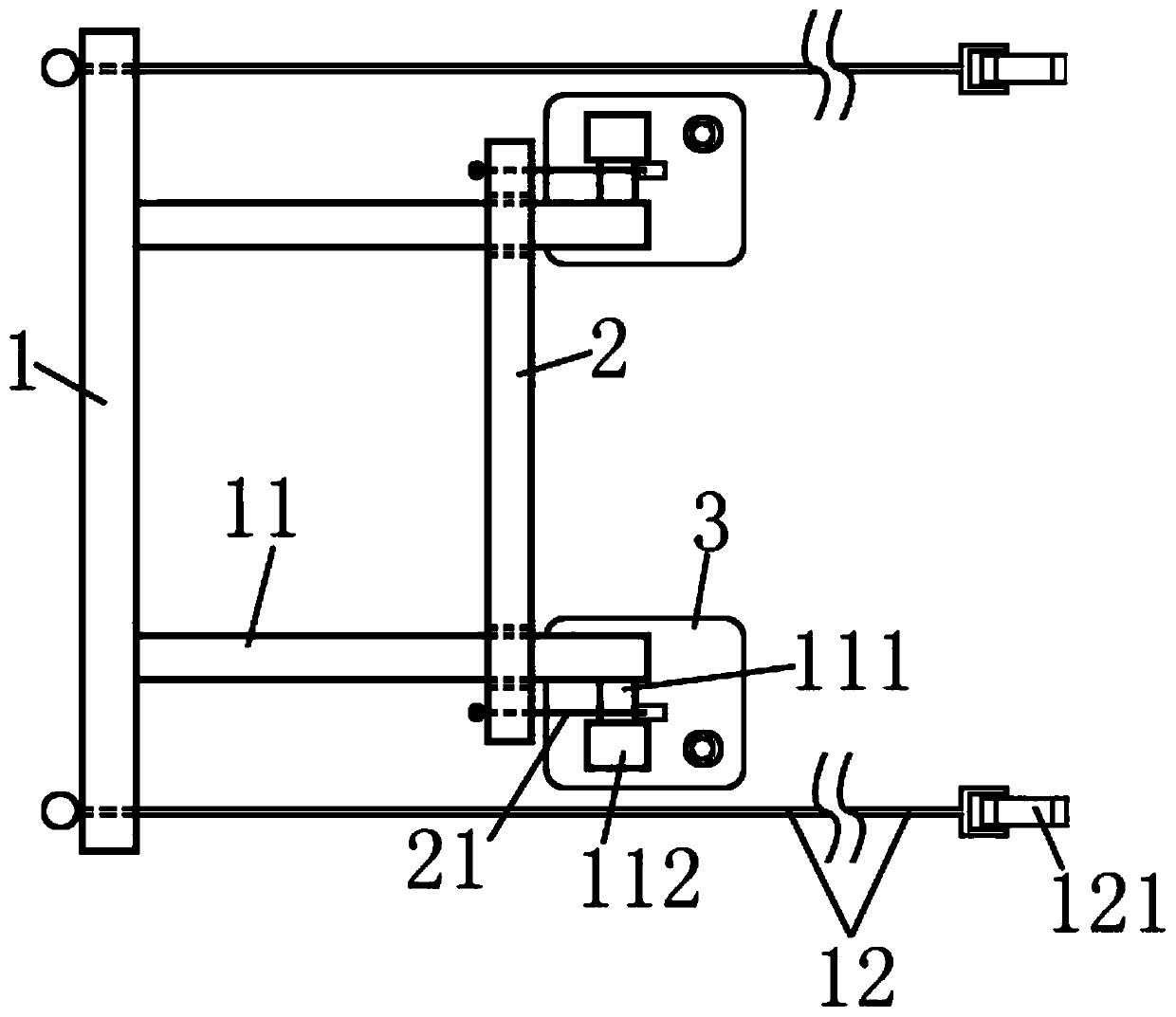 Ankle joint pressurizing device applied to magnetic resonance