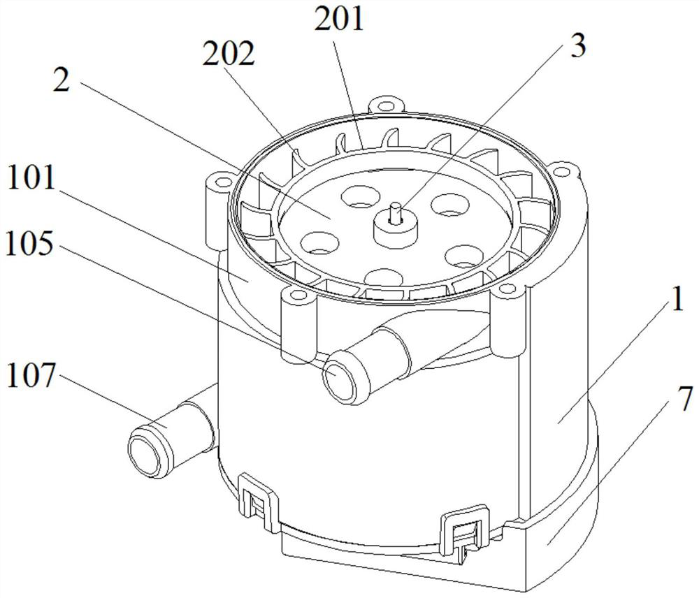 Treating agent feeding device and washing equipment
